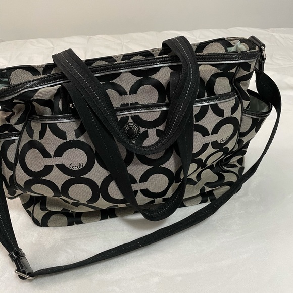 Coach Signature Monogram Diaper Bag - Picture 2 of 11